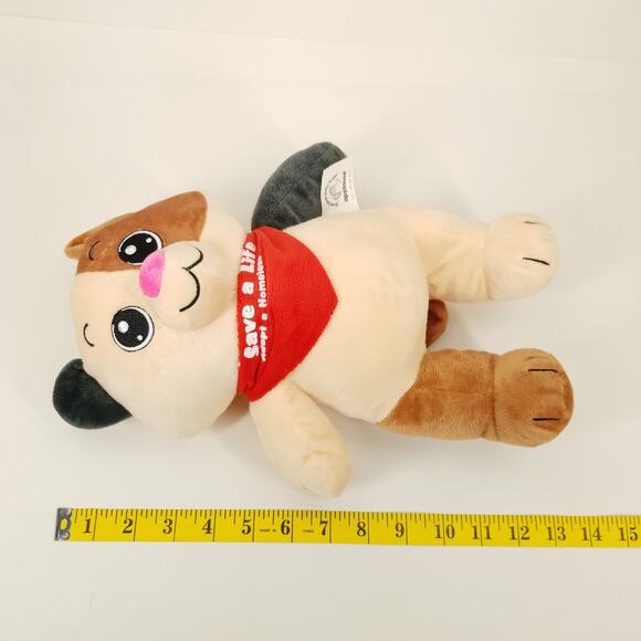 Applause Tan Multicolor Cat Kitten Plush Stuffed Animal Toy Embroidered Eyes - Picture 6 of 6